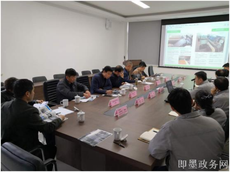 青島市漁技站、鄭州市漁技站一行到即墨參觀調研水產養殖處理相關系統